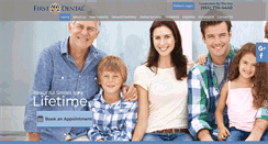 Desktop Screenshot of firstdentalonline.com